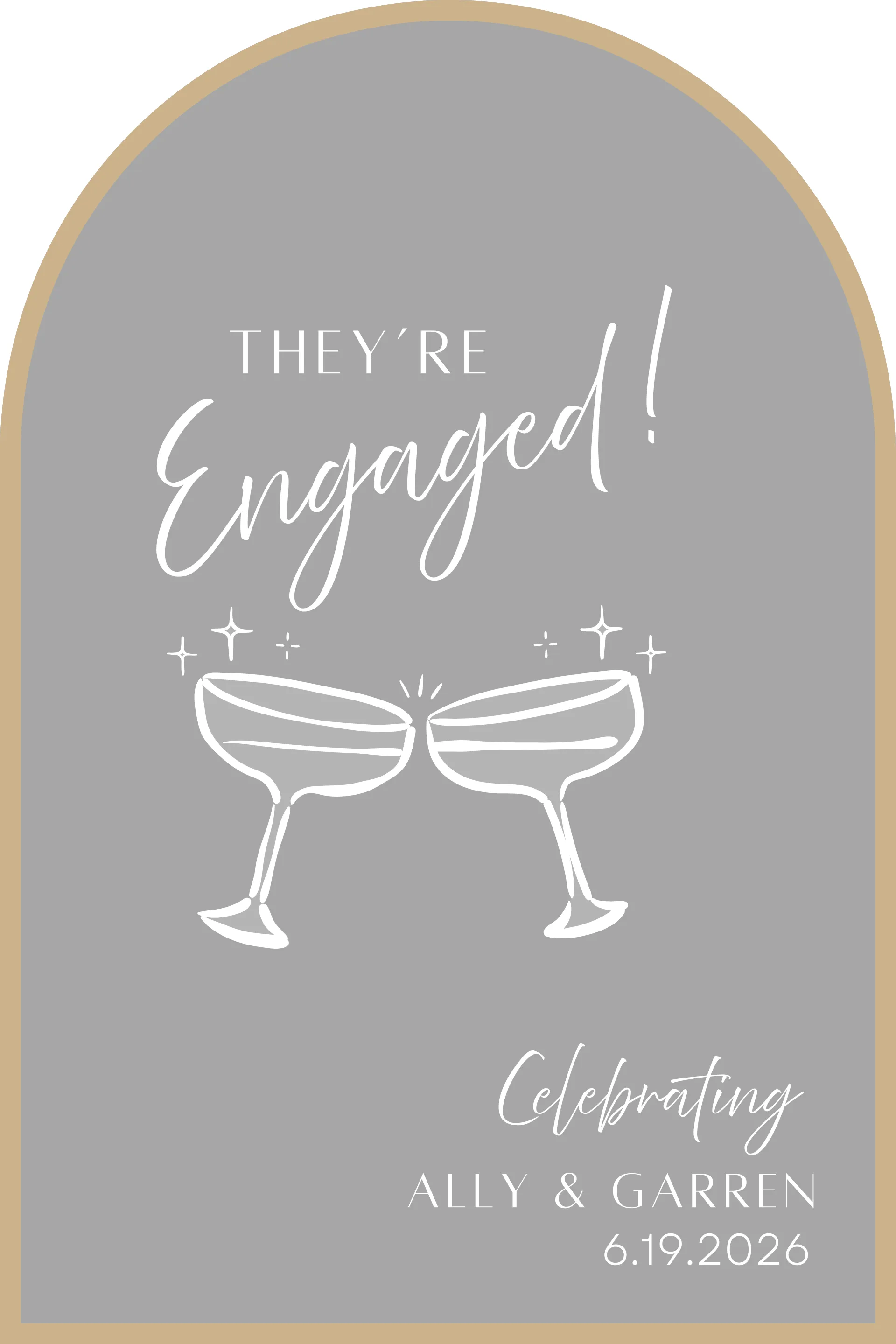 Engagement Party Decal A