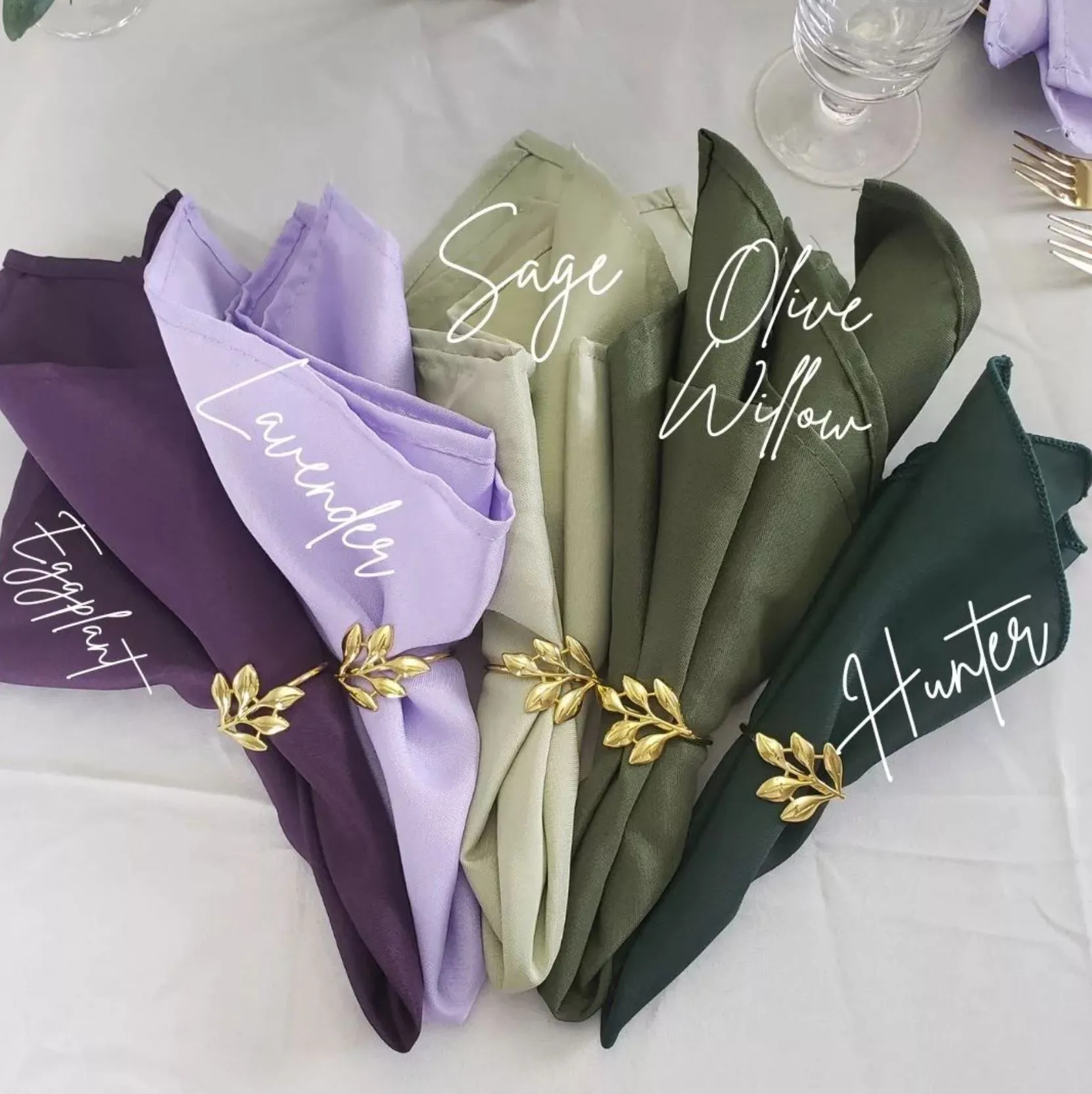 Gold Leaf Napkin Ring