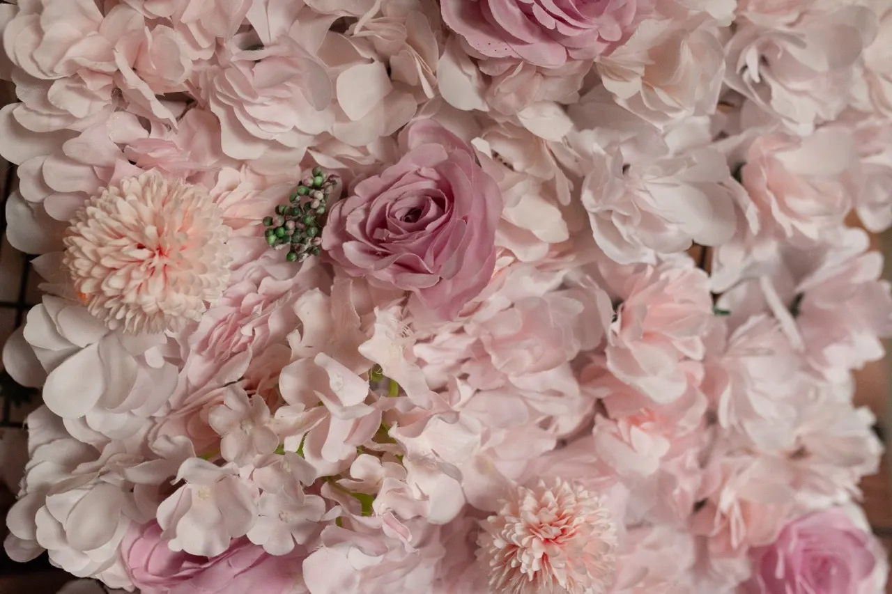 Pink Floral Backdrop