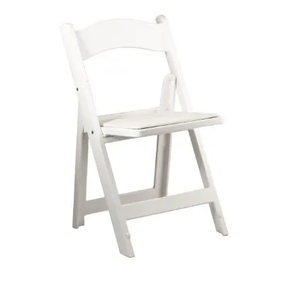 Kids White Resin Garden Chairs