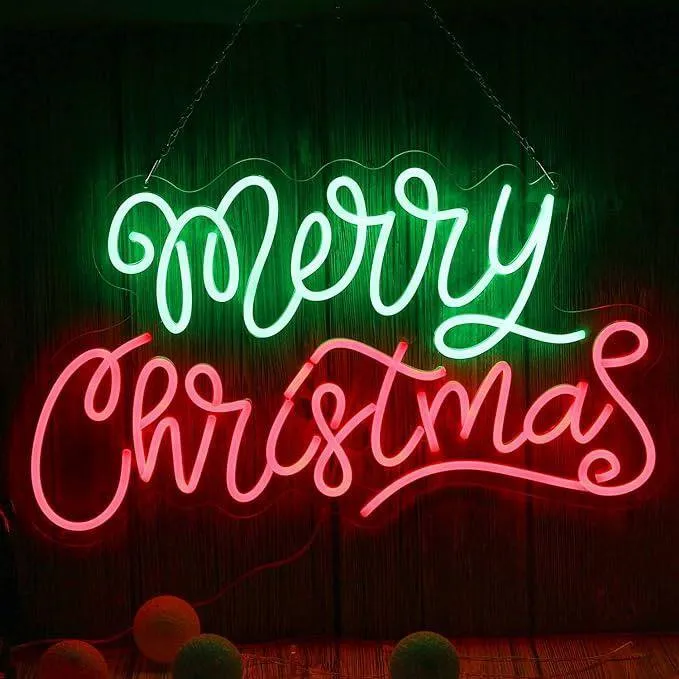 Merry Christmas Neon Sign