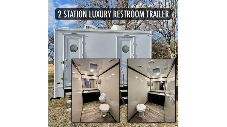 2 Station Restroom Trailer