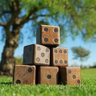 Giant Wooden Dice