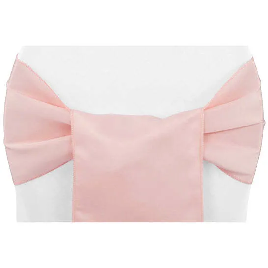 Lamour Satin Chair Sash - Dusty Rose/Mauve