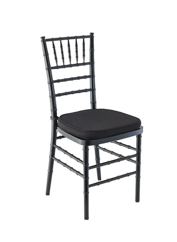 Black Chiavari Chair Cushion (Chairs not included)