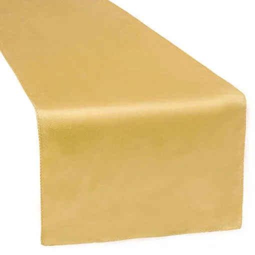 Satin Table Runner - Bright Gold