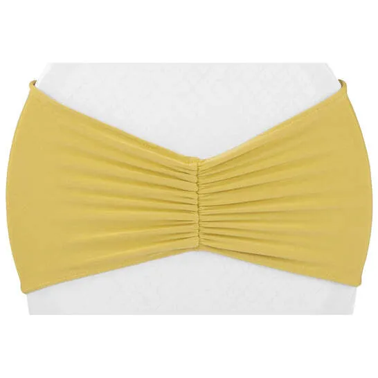 Ruffled Spandex Chair Band - Gold