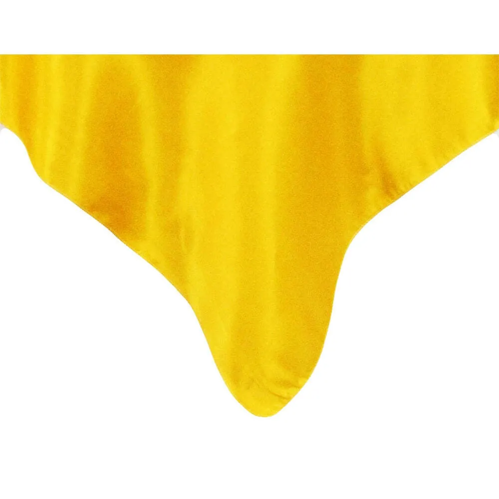 Square 54" Satin Table Overlay - Canary Yellow (Bright Yellow)