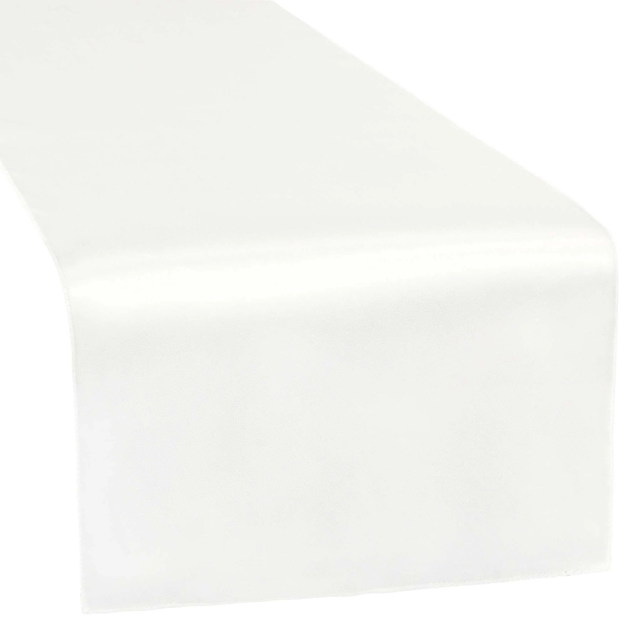 Satin Table Runner - Ivory