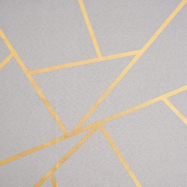 8' GOLD FOIL SILVER Rectangular Linen