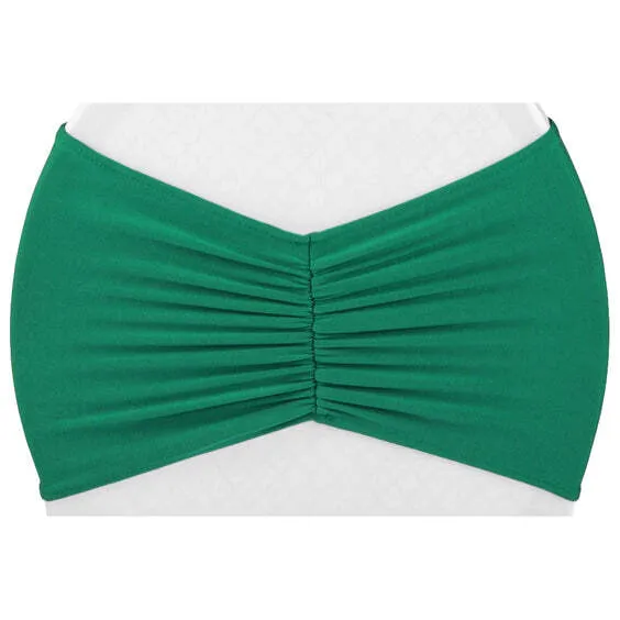 Ruffled Spandex Chair Band - Emerald Green