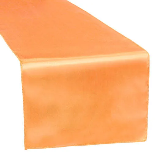 Satin Table Runner - Orange