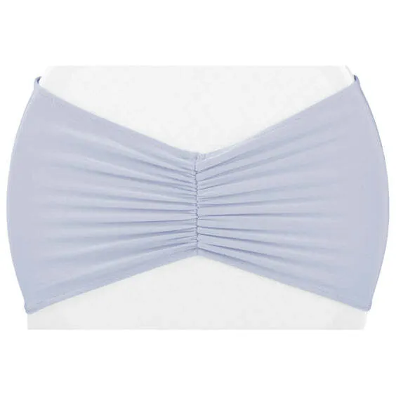 Ruffled Spandex Chair Band - Dusty Blue