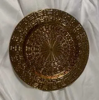 Decorative Charger- Myan Markings