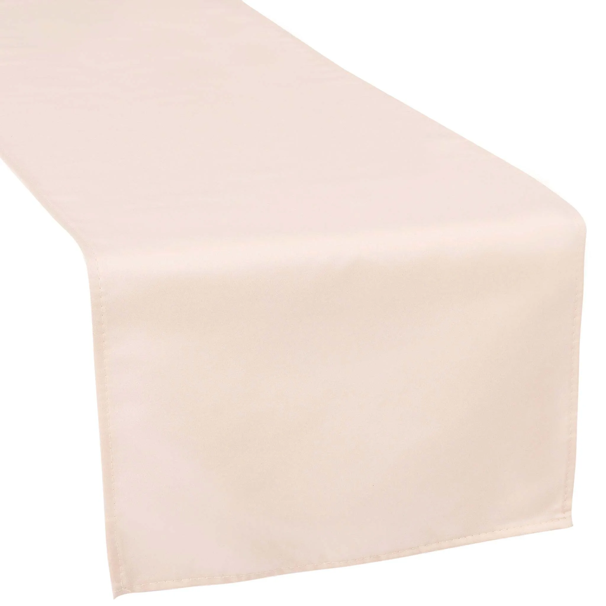 Lamour Satin Table Runner - Blush/Rose Gold