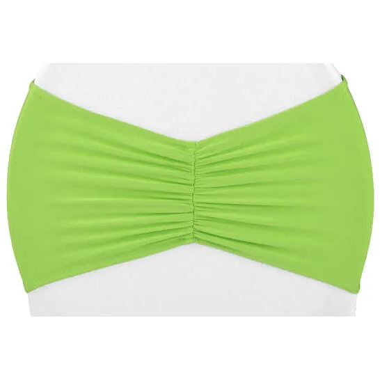Ruffled Spandex Chair Band - Apple Green