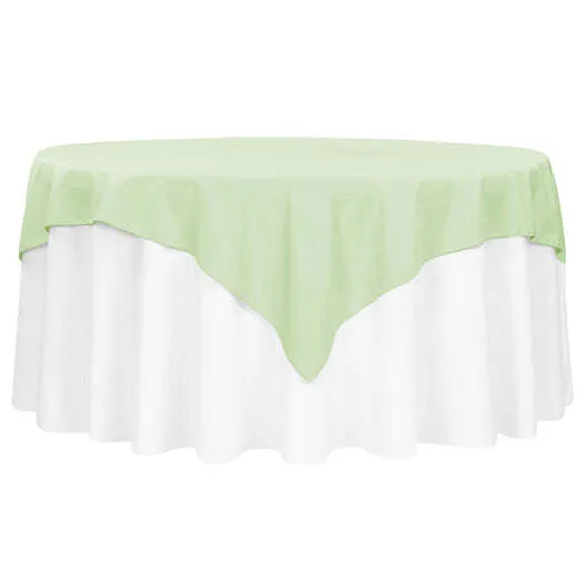Polyester Square 72" Overlay/Tablecloth - Sage Green