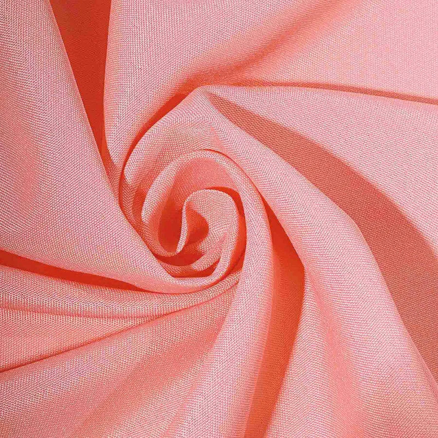6' CORAL Rectangular Linen