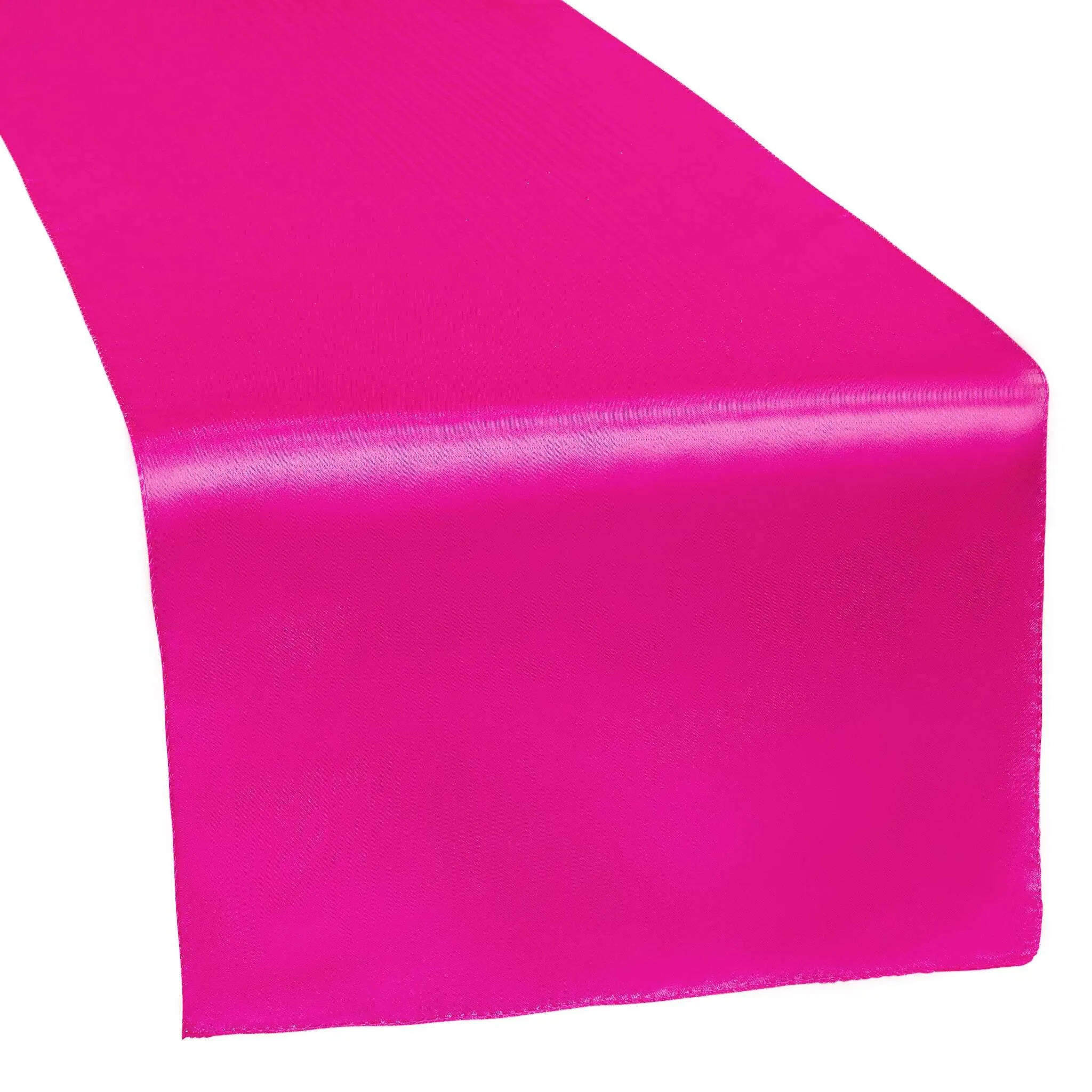 Satin Table Runner - Fuchsia
