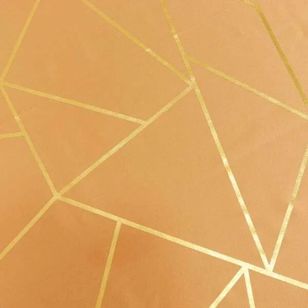 8' GOLD FOIL GOLD Rectangular Linen