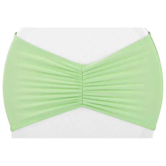 Ruffled Spandex Chair Band - Mint Green