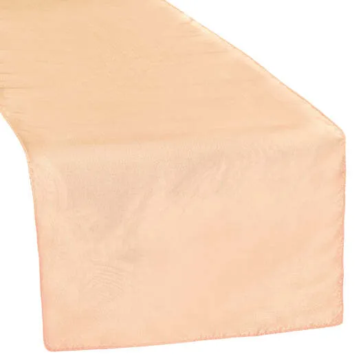 Taffeta Table Runner - Peach