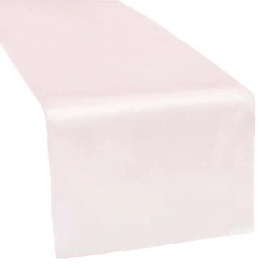 Satin Table Runner - Pastel Pink