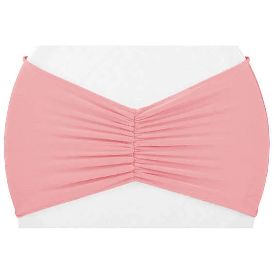 Ruffled Spandex Chair Band - Dusty Rose/Mauve