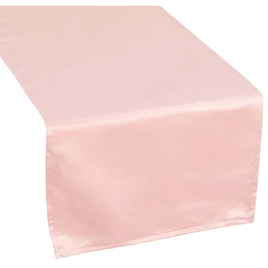 Lamour Satin Table Runner - Dusty Rose/Mauve