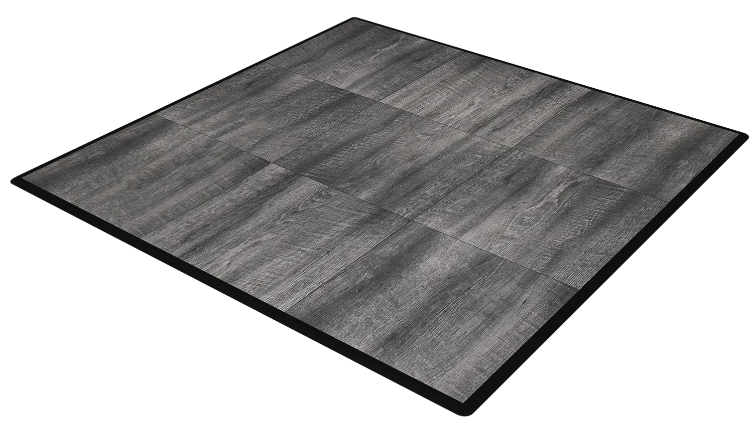 18' x 18' Outdoor Dance Floor - Smoked Oak 