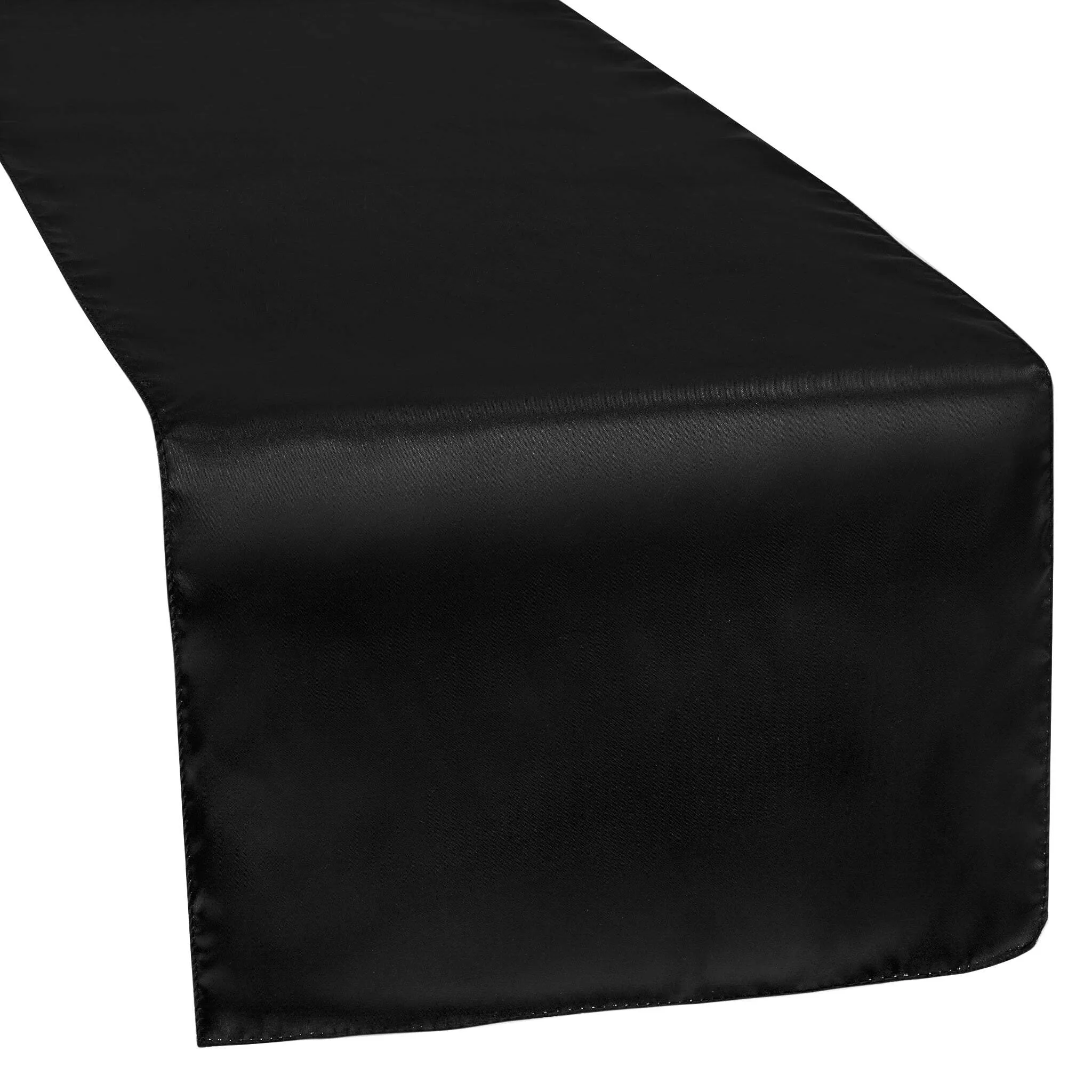 Satin Table Runner - Black