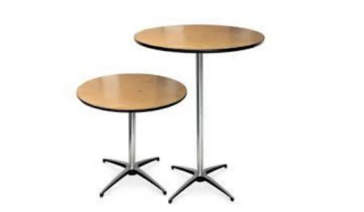 Bistro OR Cocktail Table 36" Round Lowboy OR Hiboy