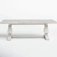 Farm-House White-Washed Dining Table
