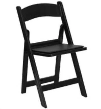 Black Garden Padded Chairs