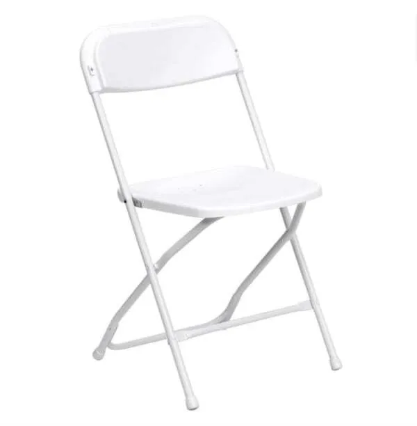 Adult White Folding Chair