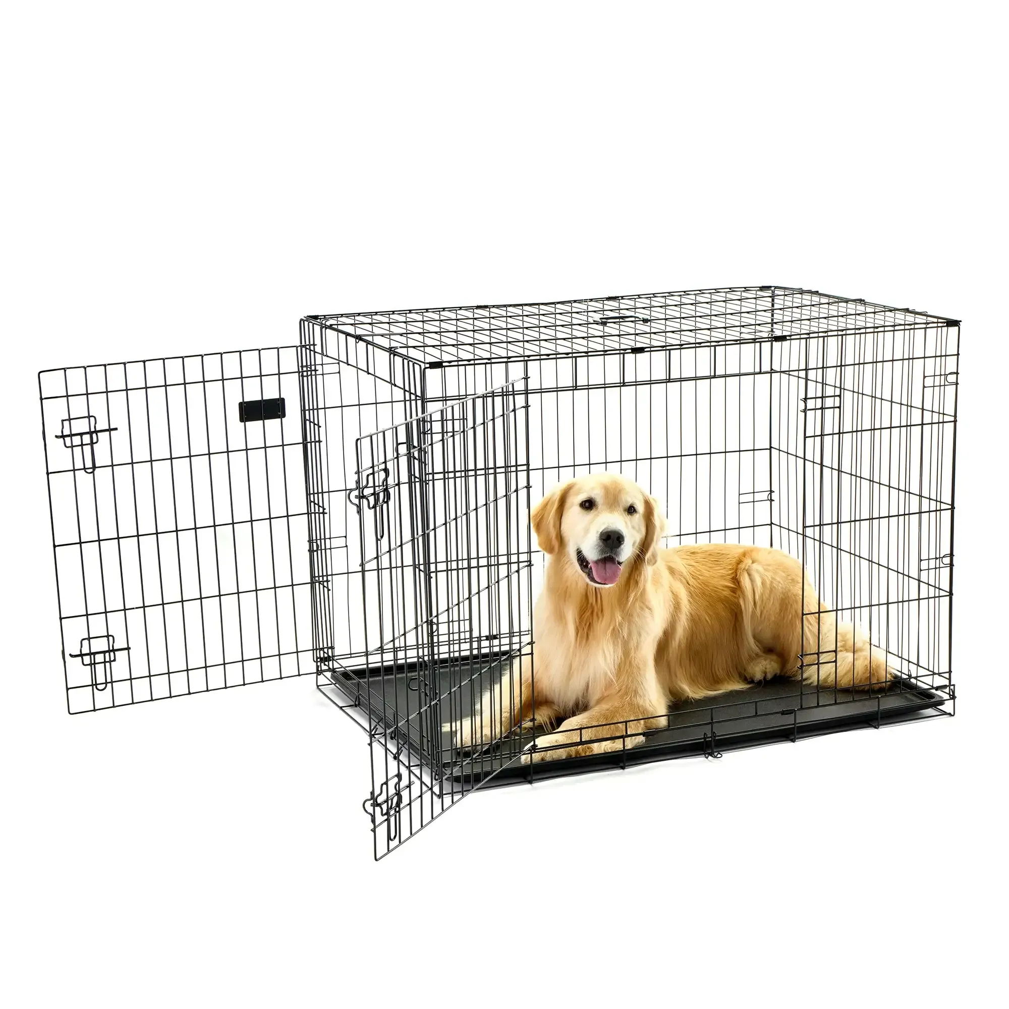 Large Double Door Dog Crate (48 inches)