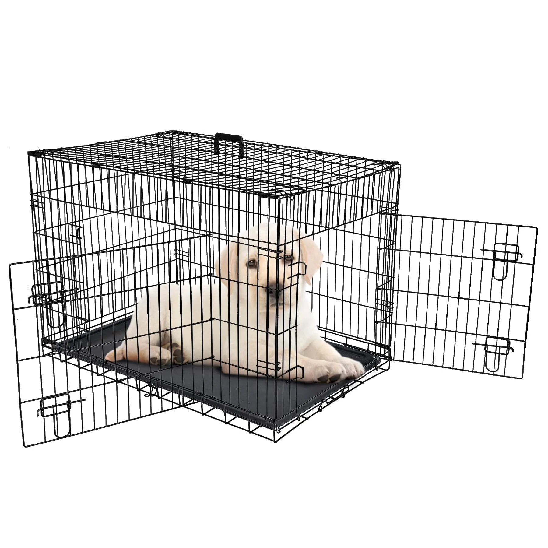 Medium Double Door Dog Crate (36 inches)