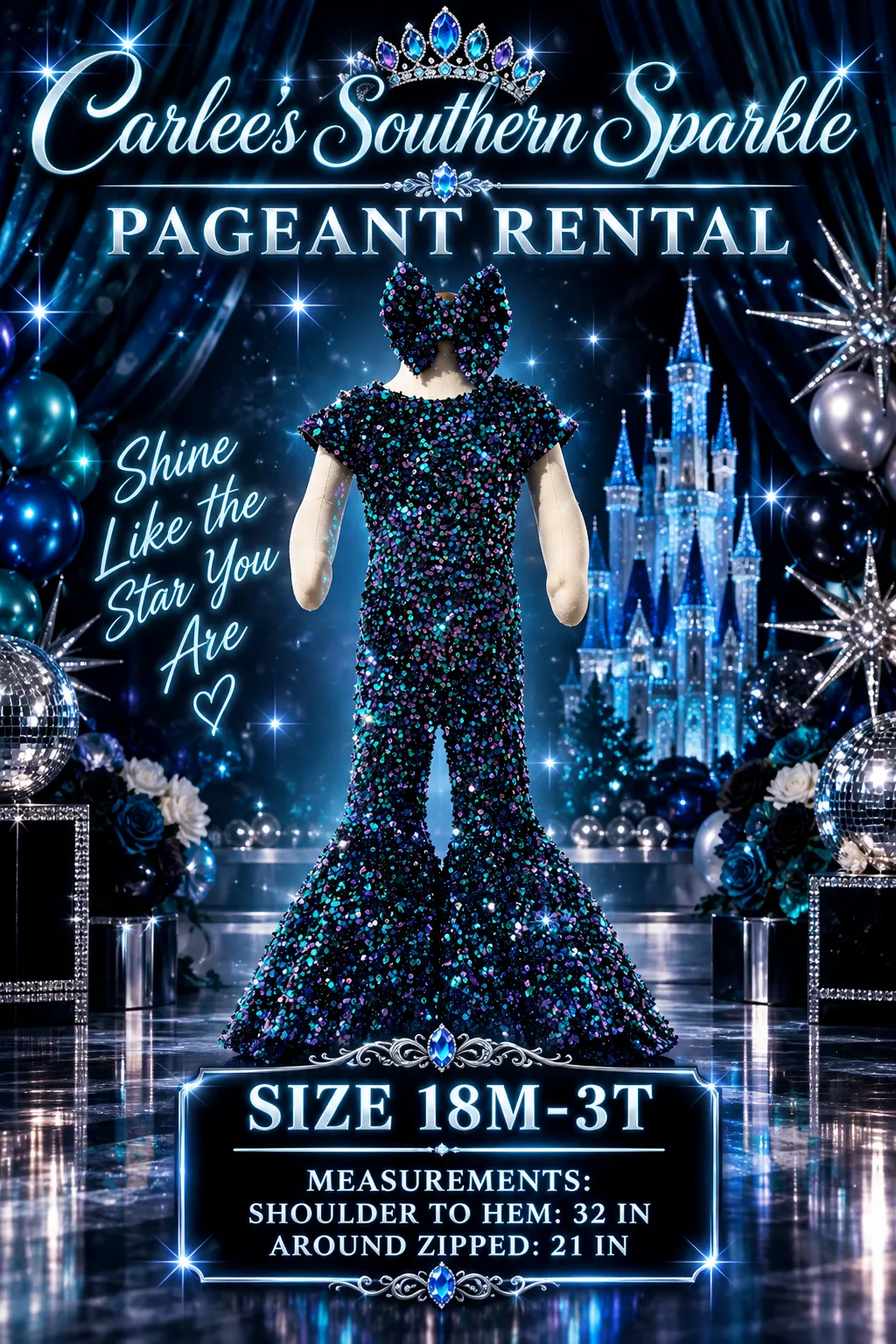 18m-3T Blue/Purple Fun Fashion