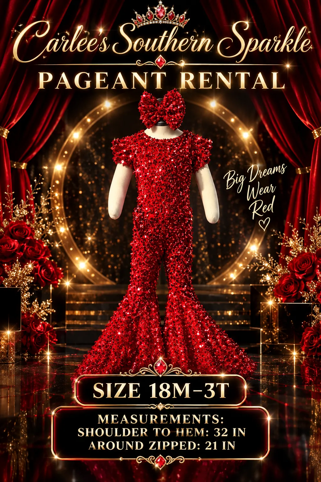18m-3T Red Fun Fashion