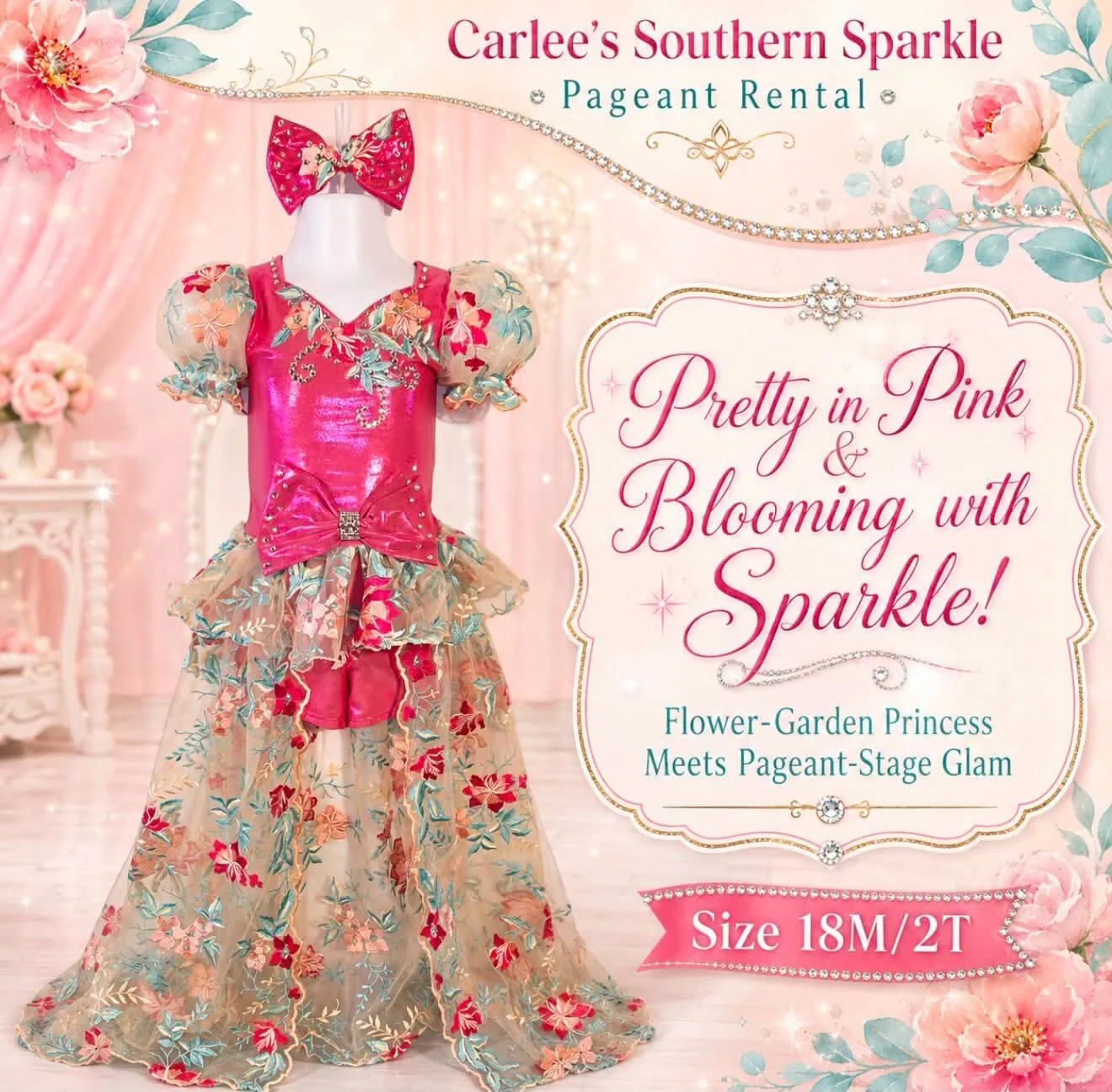 18m-2T Pink Fun Fashion