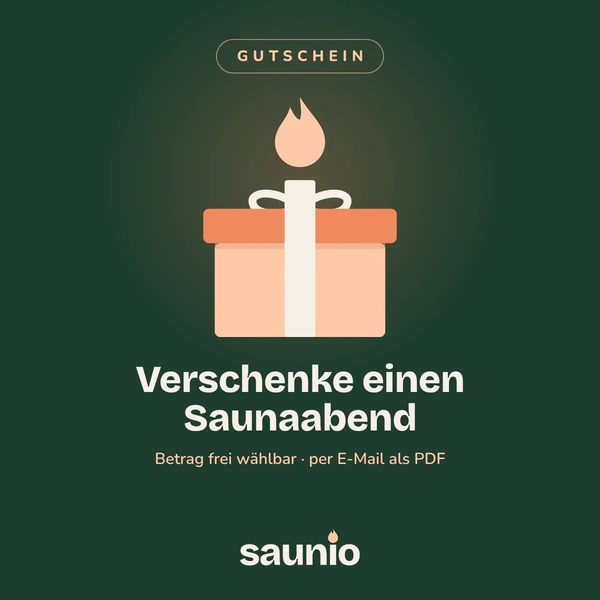 Saunio-Gutschein