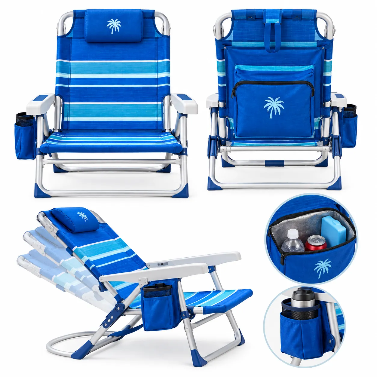 Premium Backpack Beach Chair
