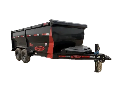 7x14 Dura-Haul Heavy-Duty Dump Trailer (4-Foot Sides, 16k GVWR)