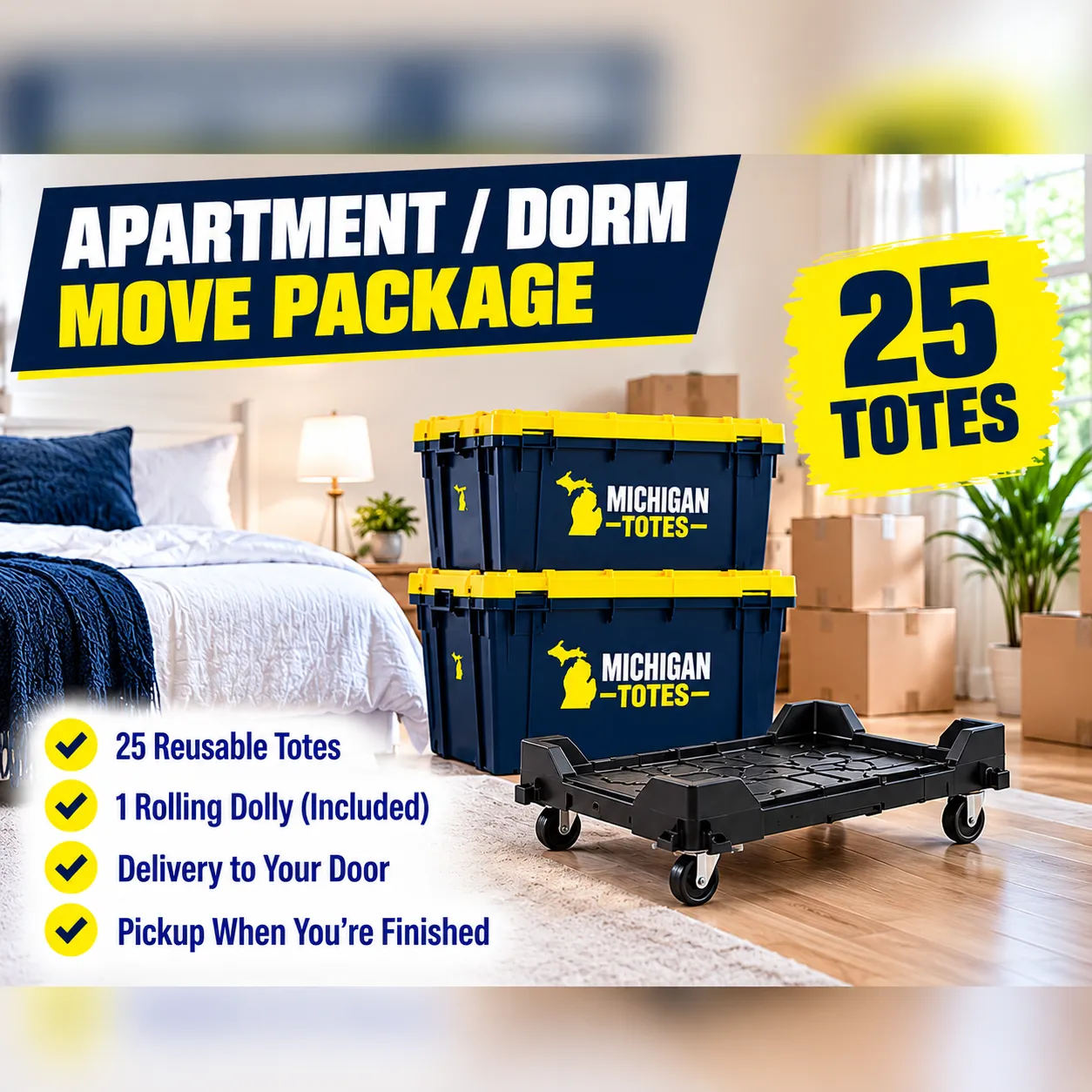 APARTMENT / DORM MOVE PACKAGE