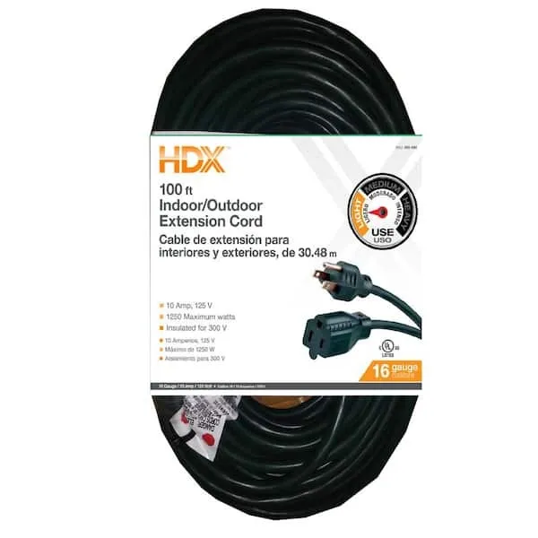 100 ft Extension Cord - Green