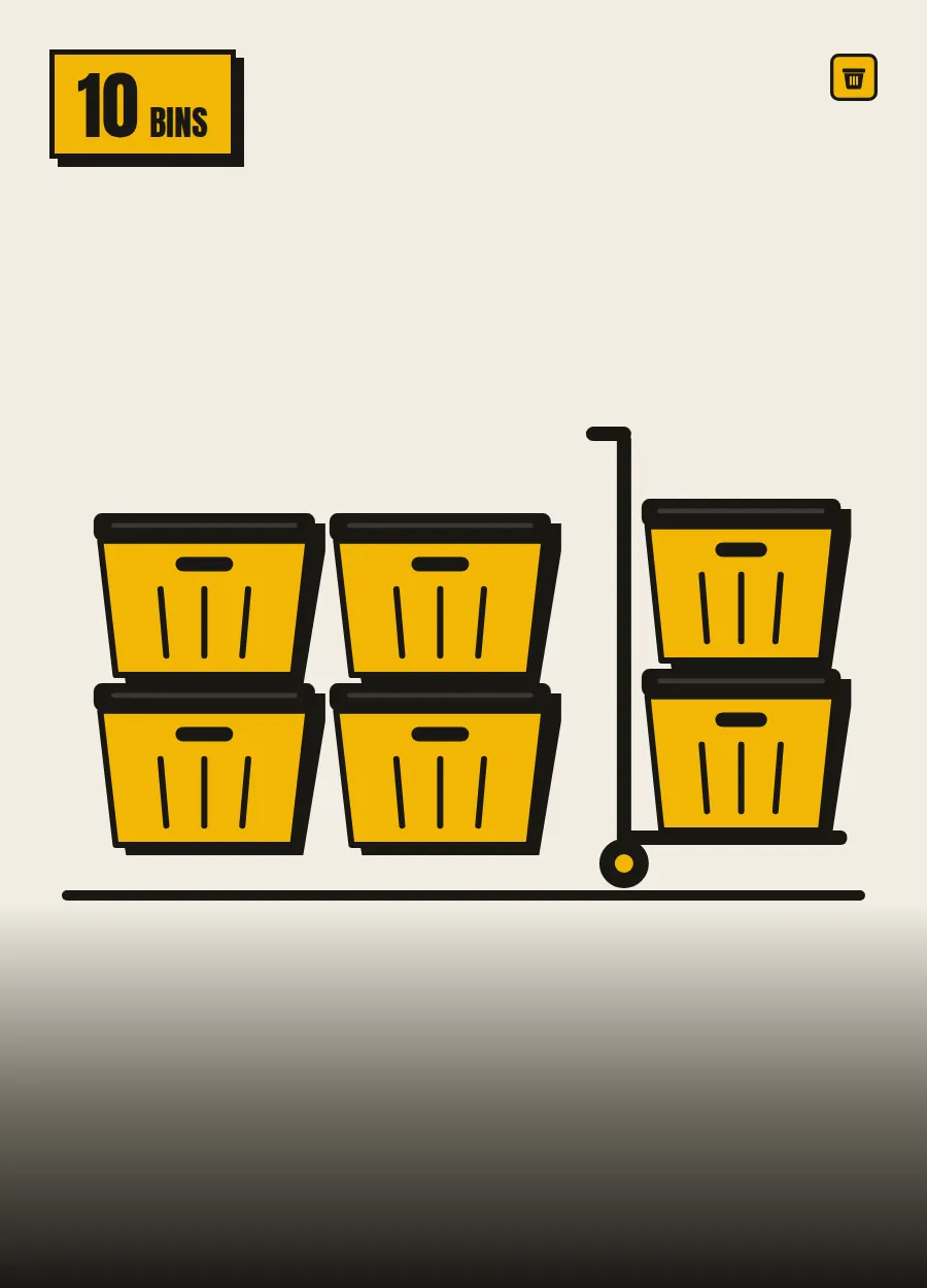 10 Bins 