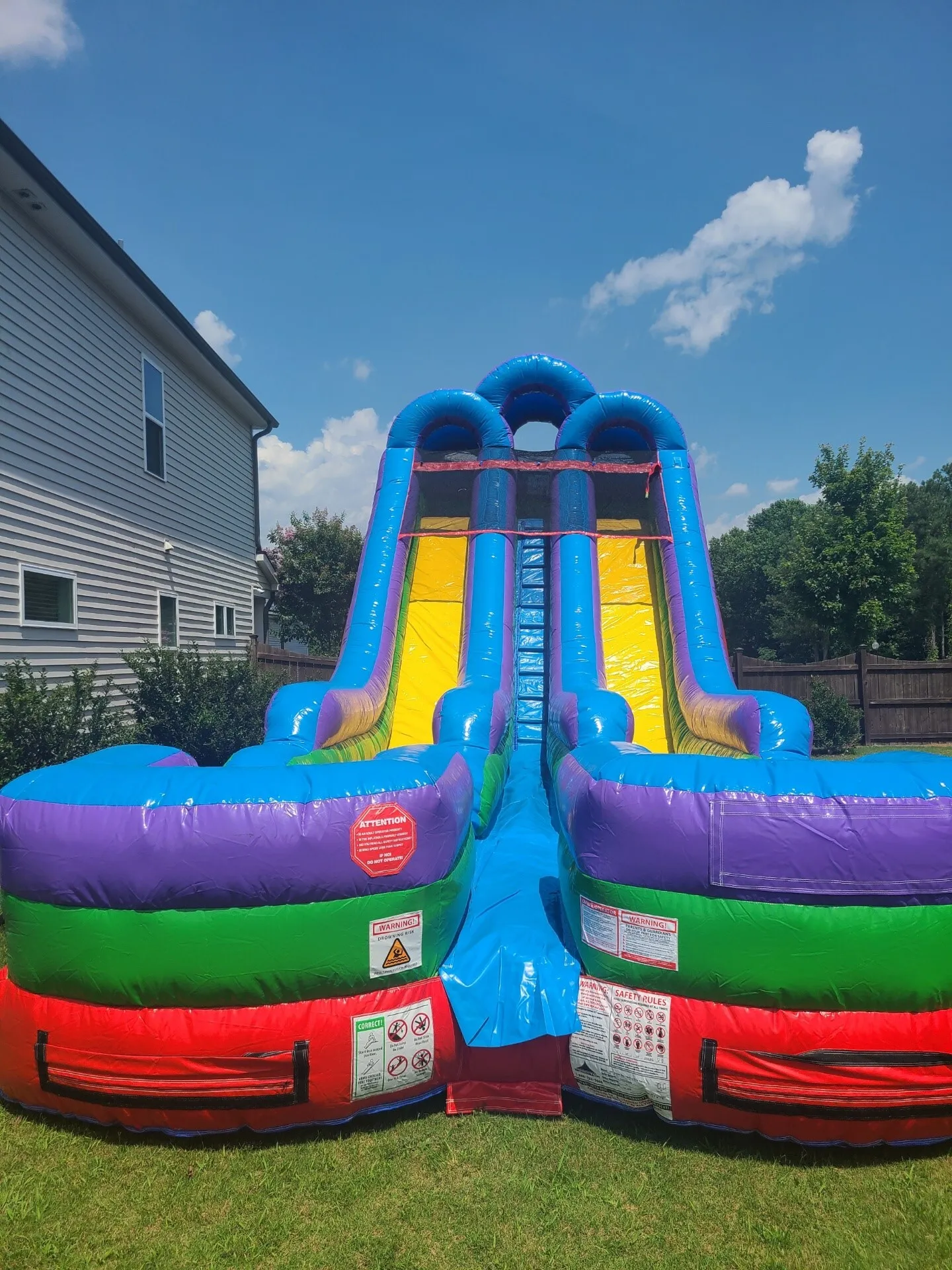 18' Double Lane Slide (Wet/Dry)