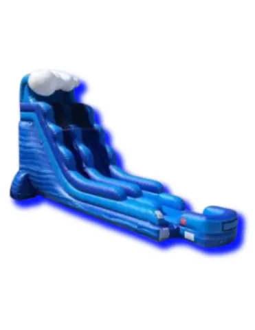 18' Blue Marble Wave Slide (Wet/Dry)