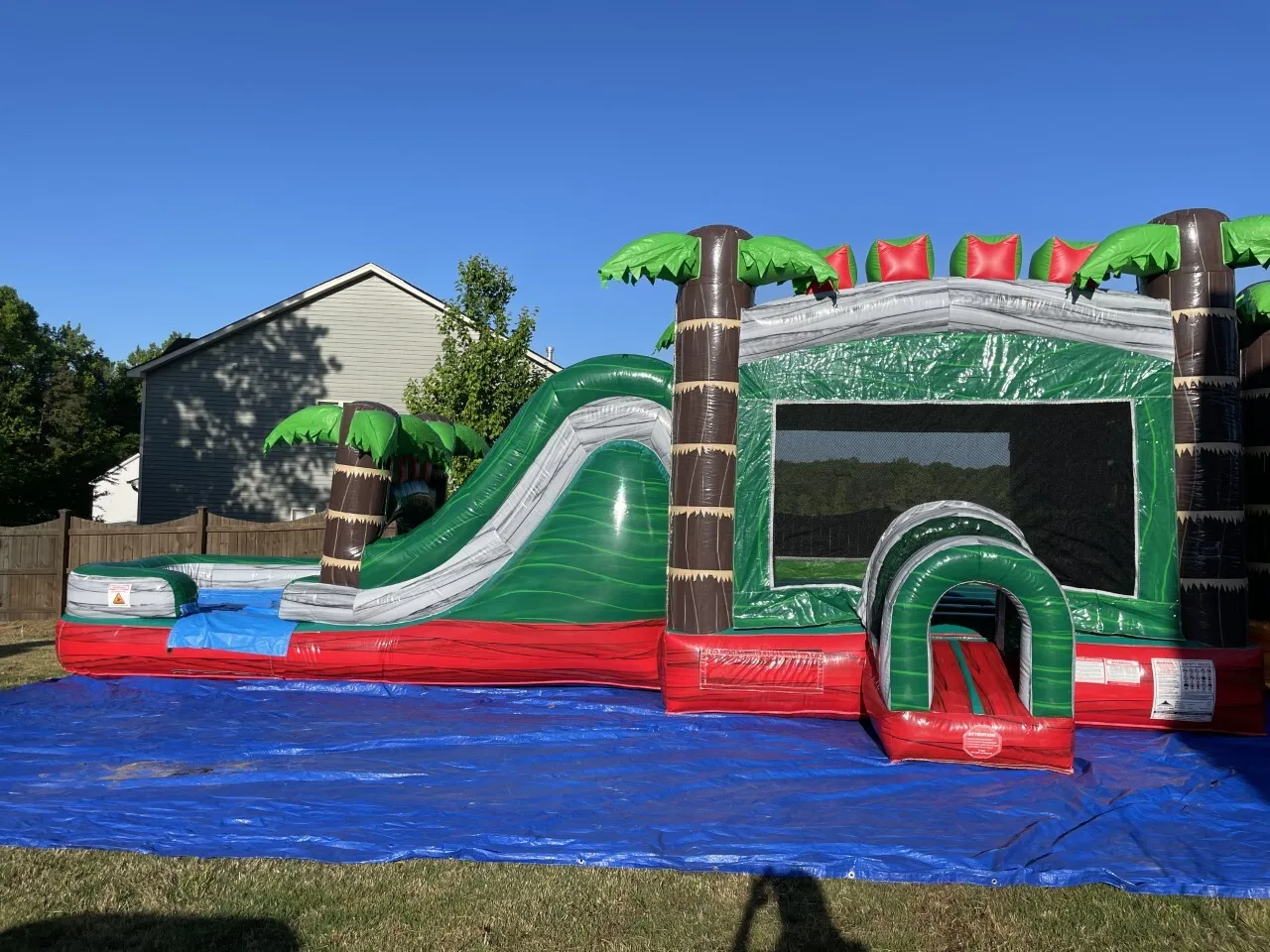 Mega Tropical Bounce & Slide Combo (Wet/Dry)