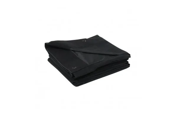 4M x 3M Duvetyne Curtains (Black)